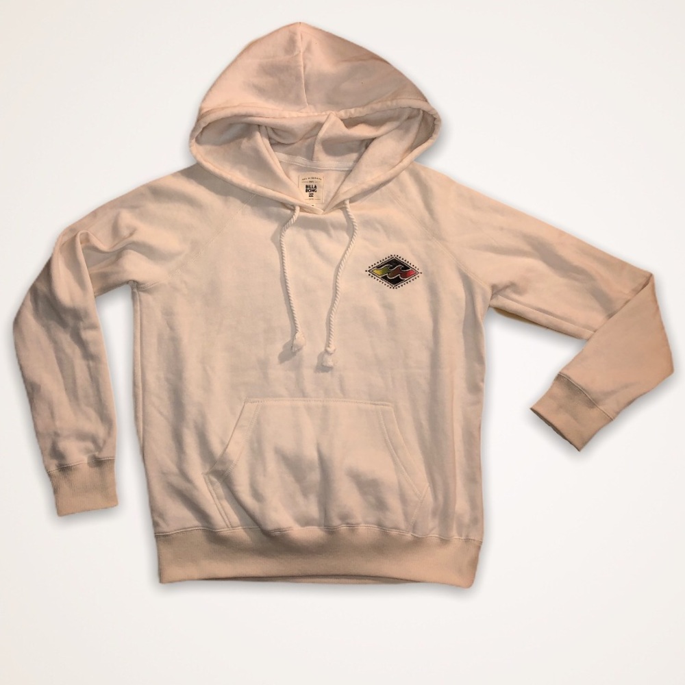 BILLABONG Surf ladies rainbow logo Hoodie NEW L!